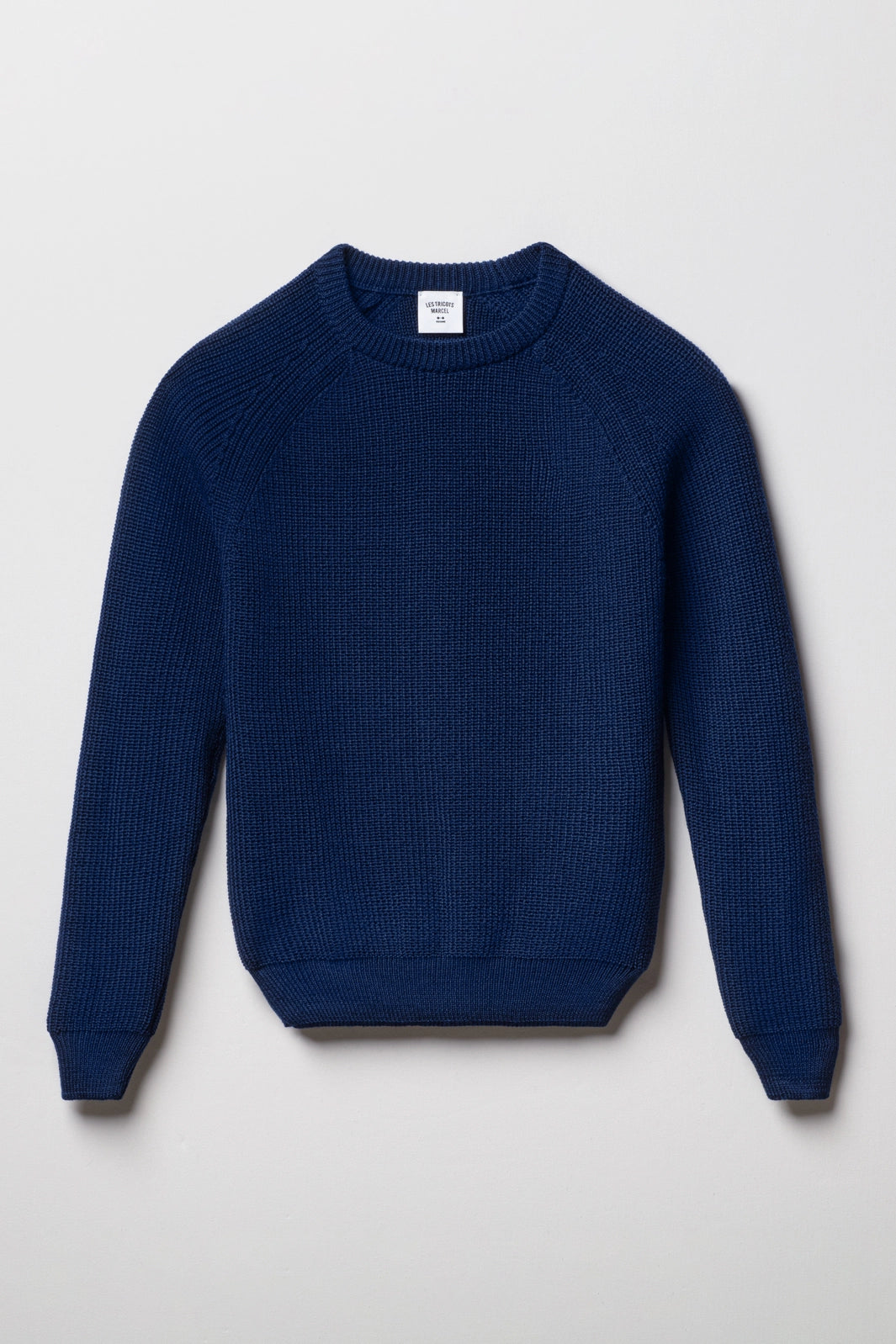 The Blue Sweater Made in France in Merino Wool Les Tricots Marcel