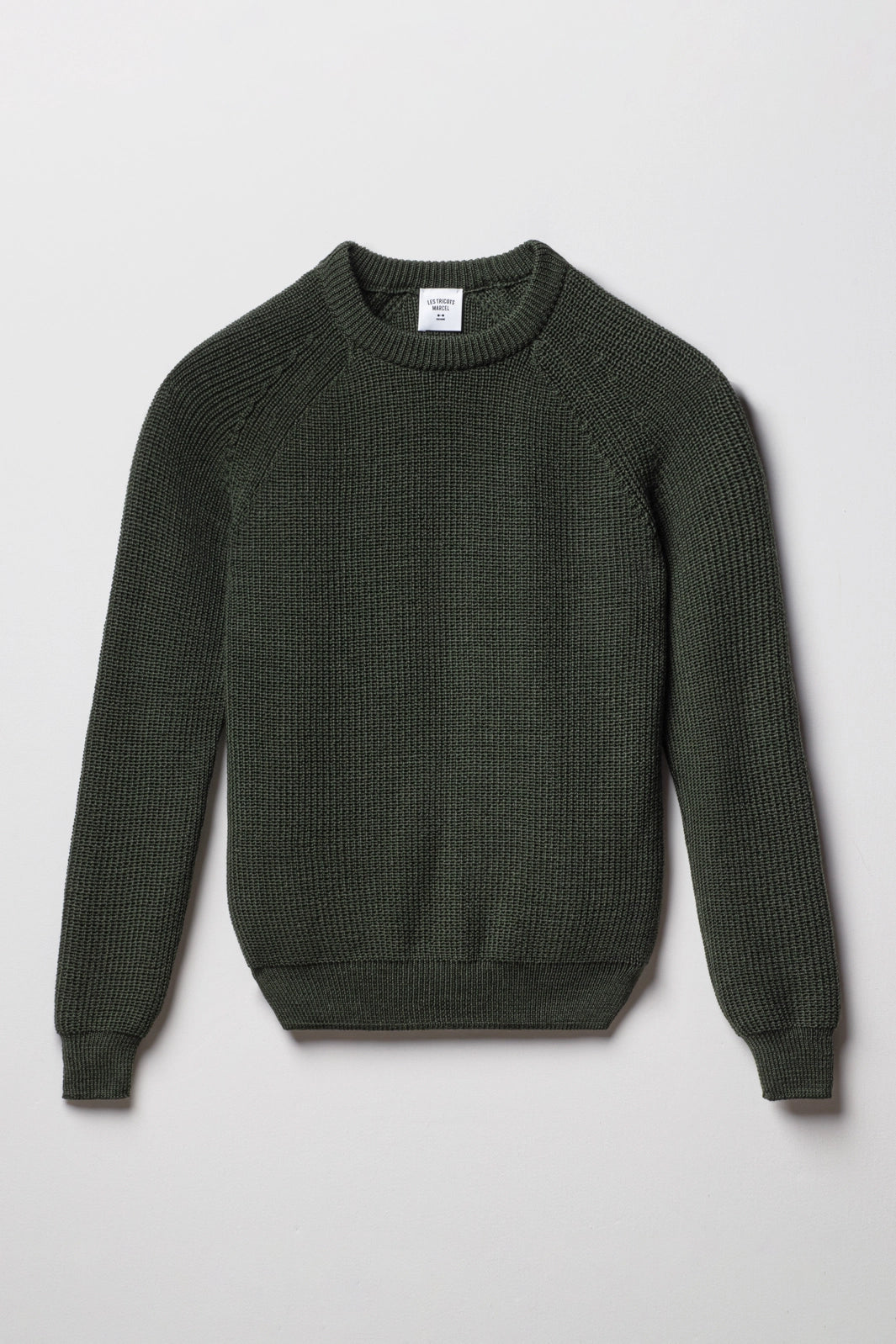 Le Pull Femme Vert Kaki en laine mérinos, Les Tricots Marcel