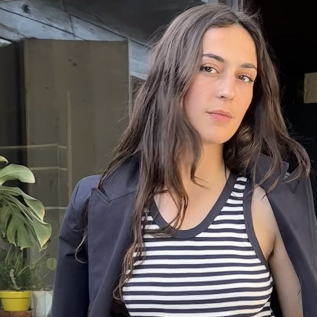 débardeur rayure femme