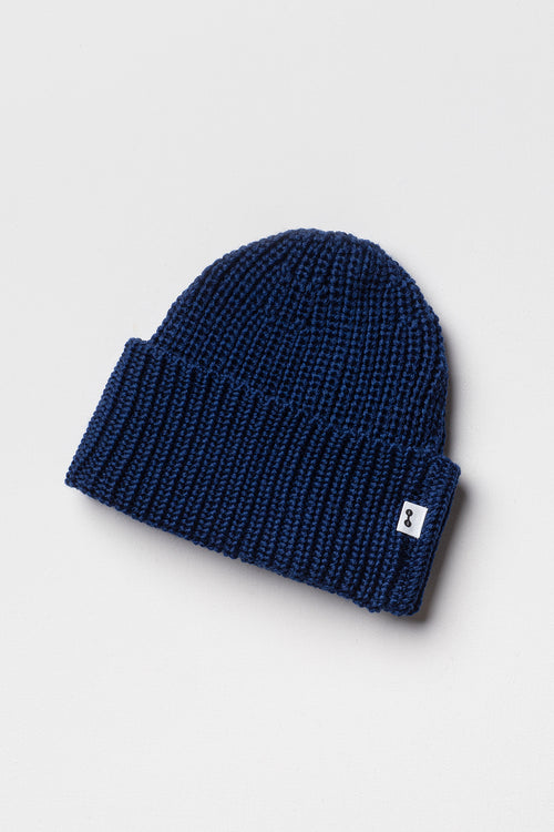 Bonnet Bleu en laine mérinos