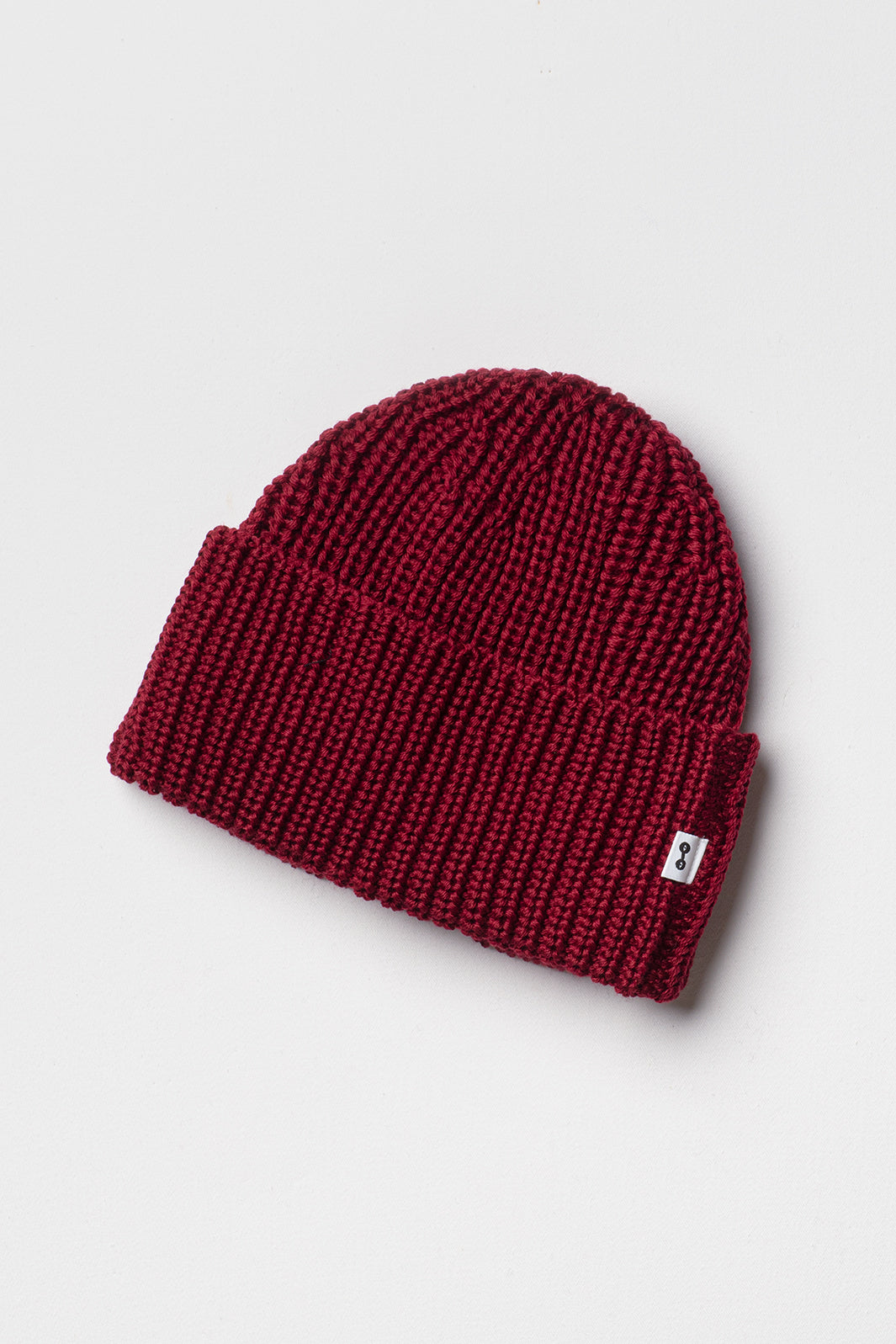 Bonnet Rouge Rubis en laine mérinos
