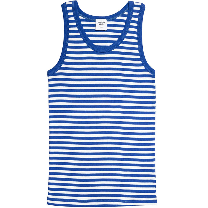 Das Marcel Matrosen Tank Top – Blau / Ecru