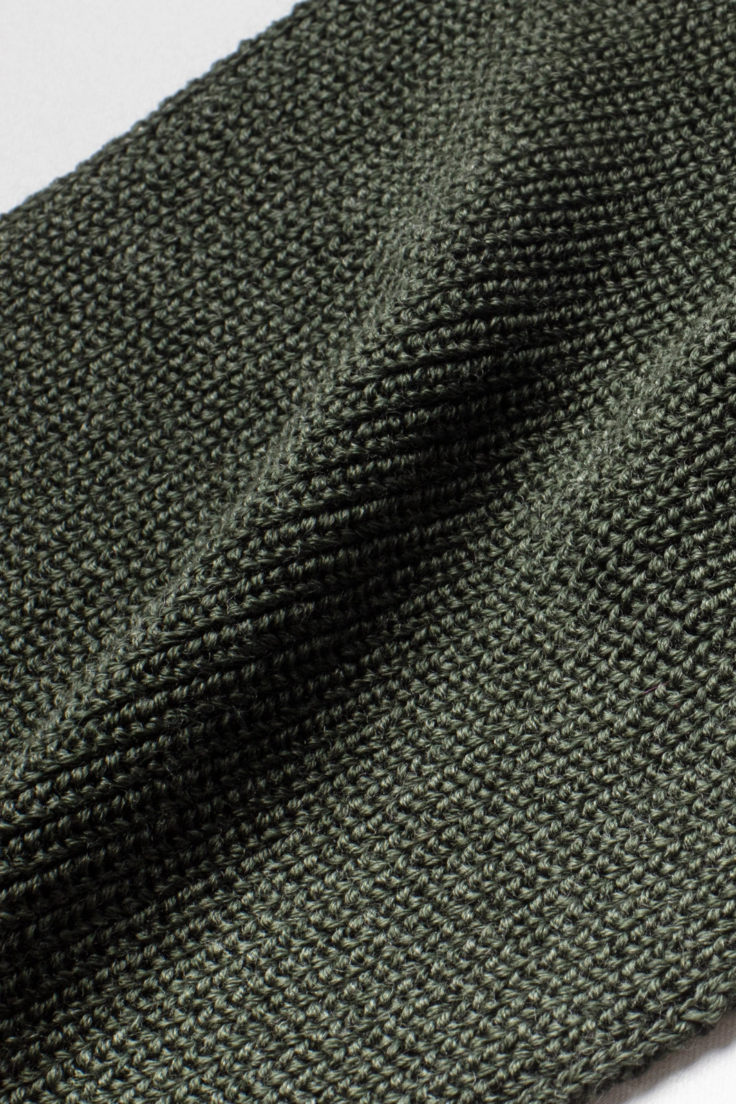 Echarpe laine vert kaki