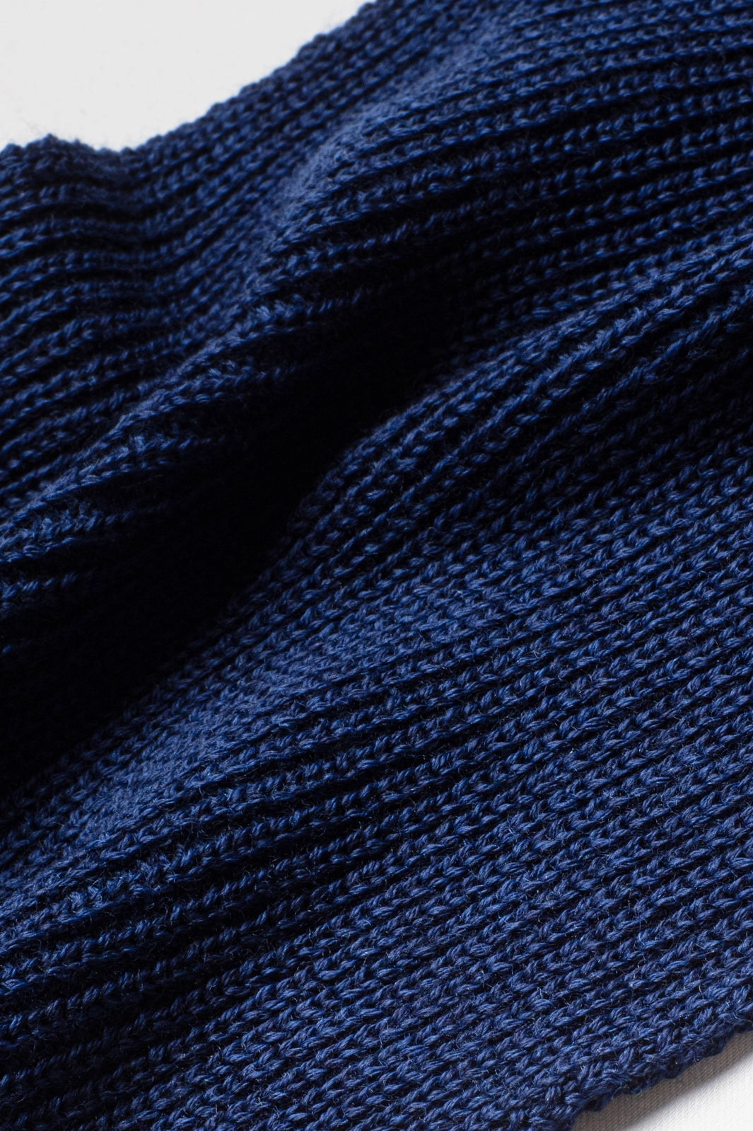 Echarpe chaude laine mérinos bleu