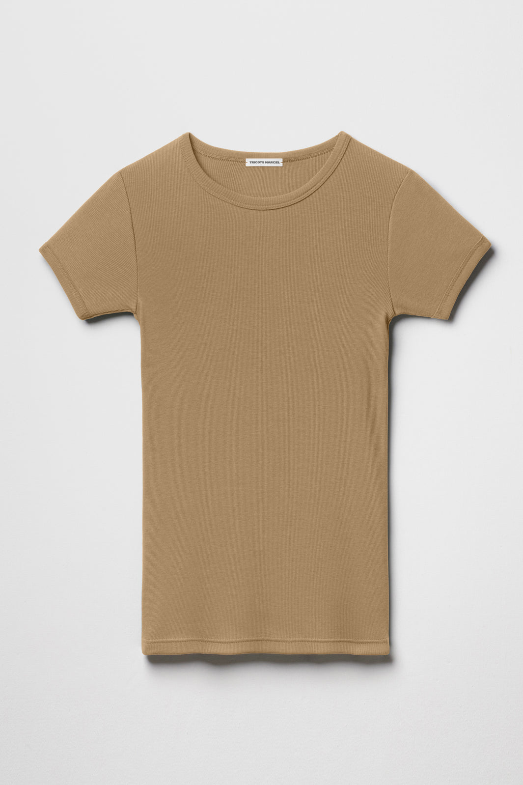 maillot de corps beige kraft en coton pima