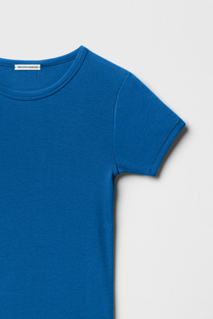 maillot de corps orange en coton made in France