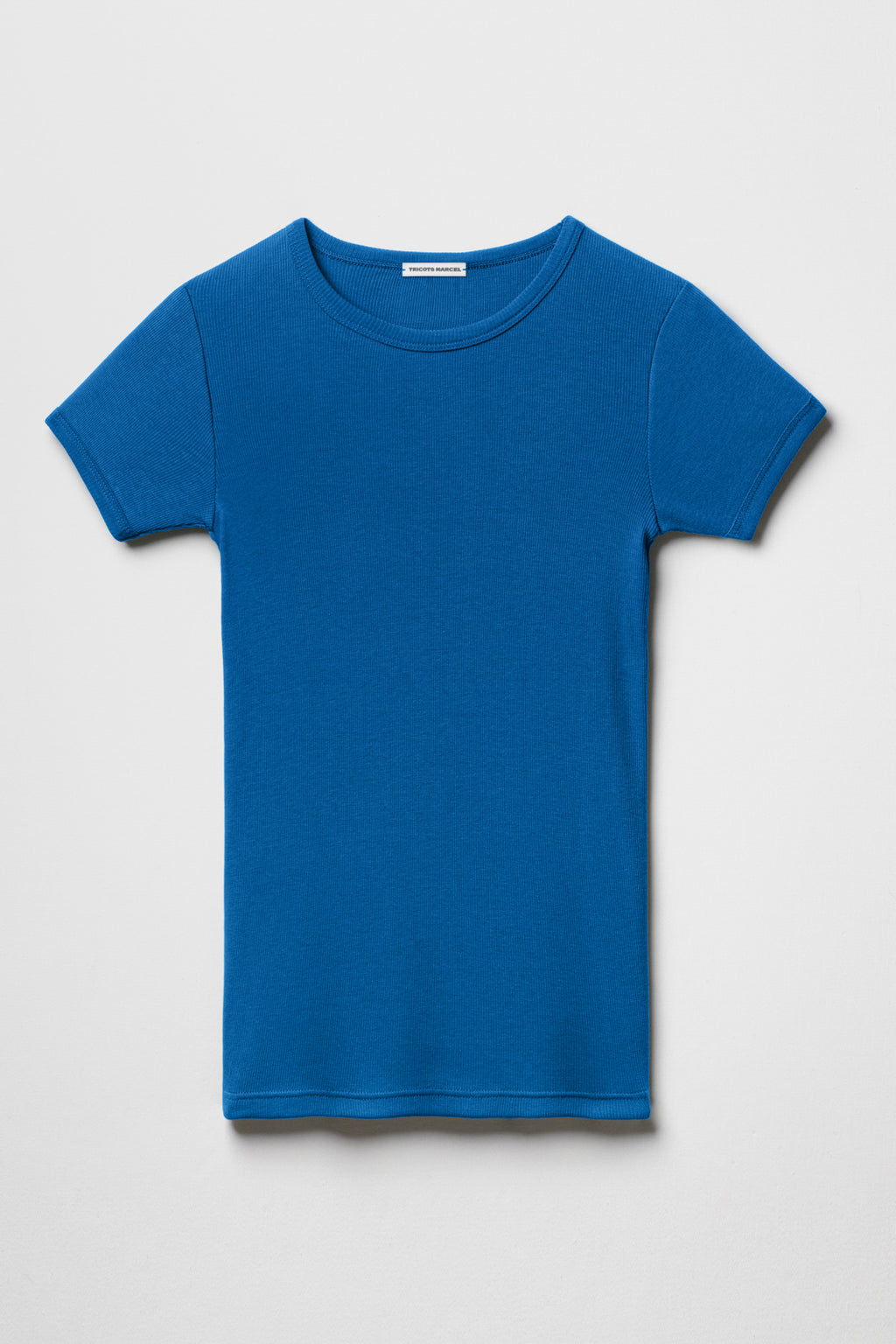 maillot de corps bleu en coton pima