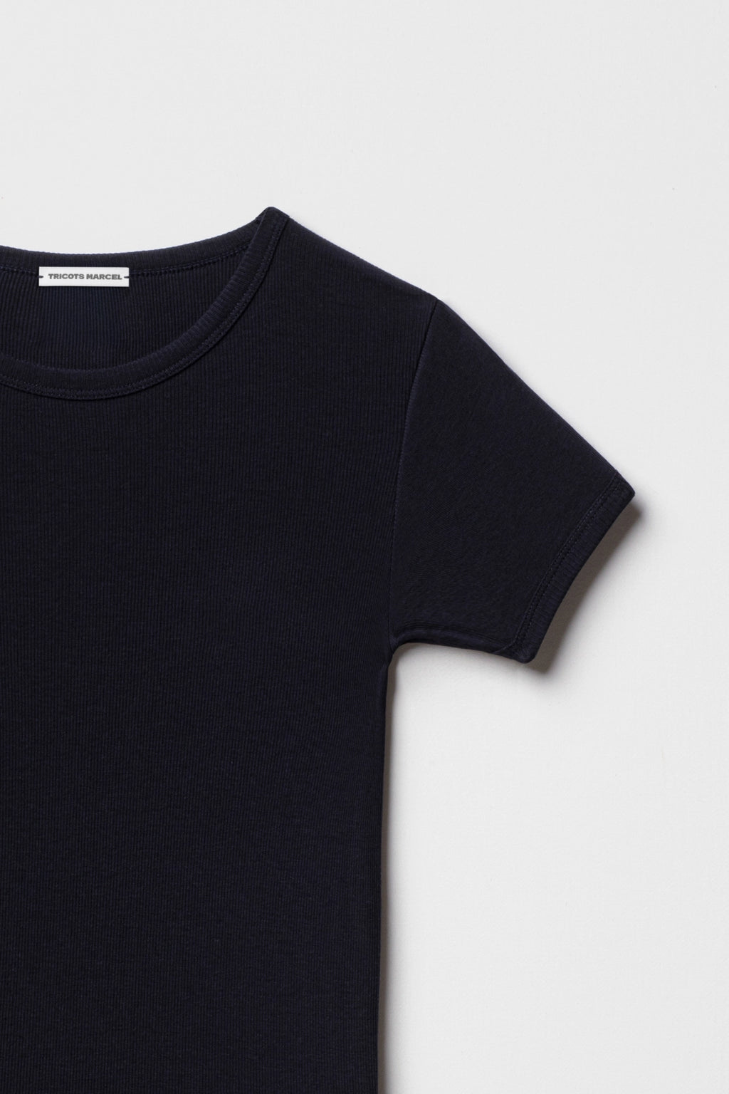 Maillot de Corps Bleu Marine en coton Manches courtes