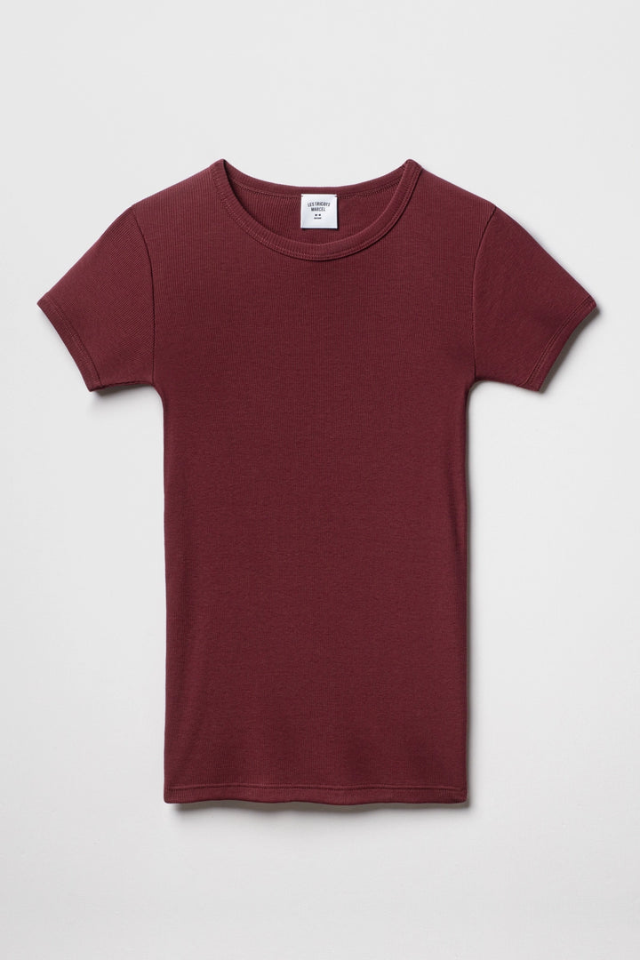 Maillot de Corps Bordeaux en coton