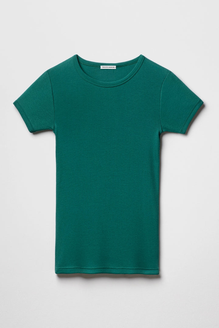 Maillot de Corps Vert Emeraude en coton made in France