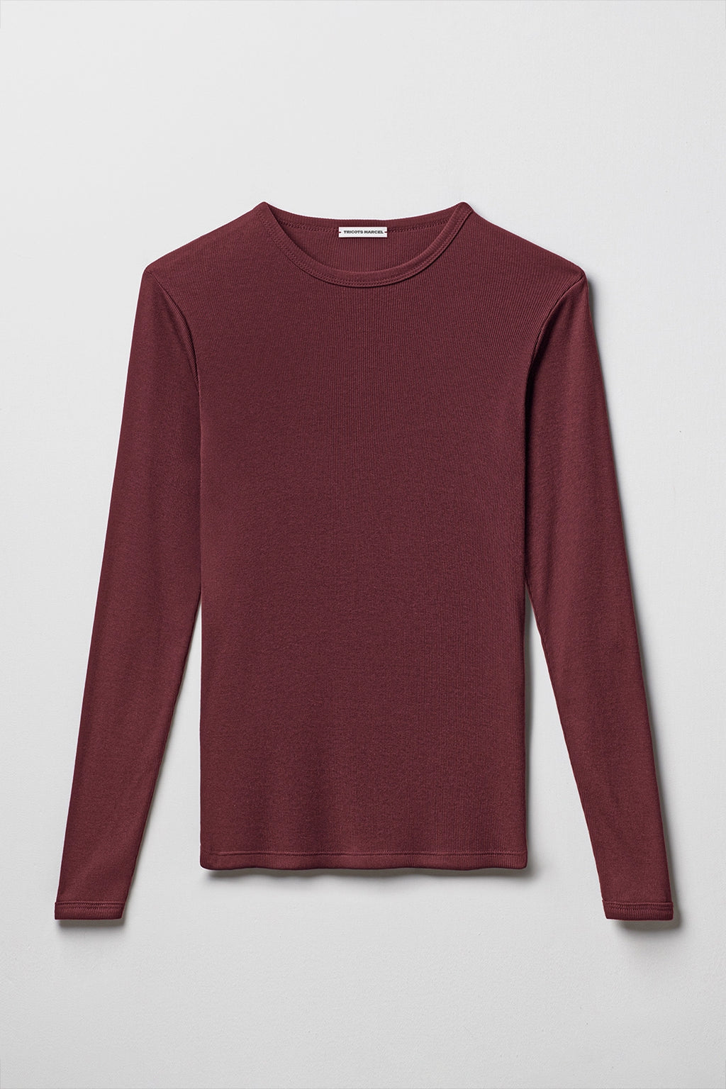Maillot de corps Bordeaux manches longues -made in France