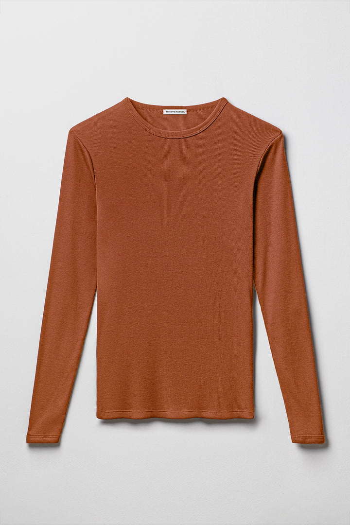 Maillot de corps Cognac manches longues -made in France