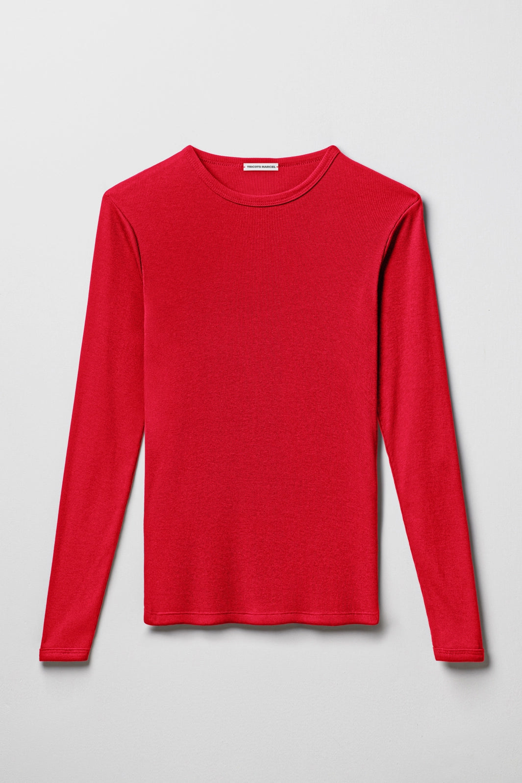 Maillot de corps Rouge manches longues -Made in France