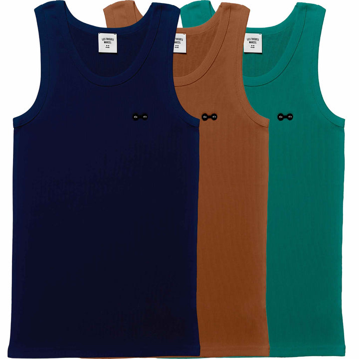 3 Marcel-Tanktops zur Auswahl