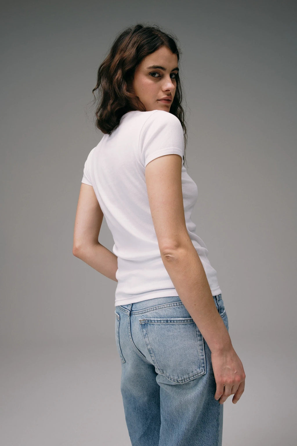 Dos Maillot de Corps Femme Blanc 