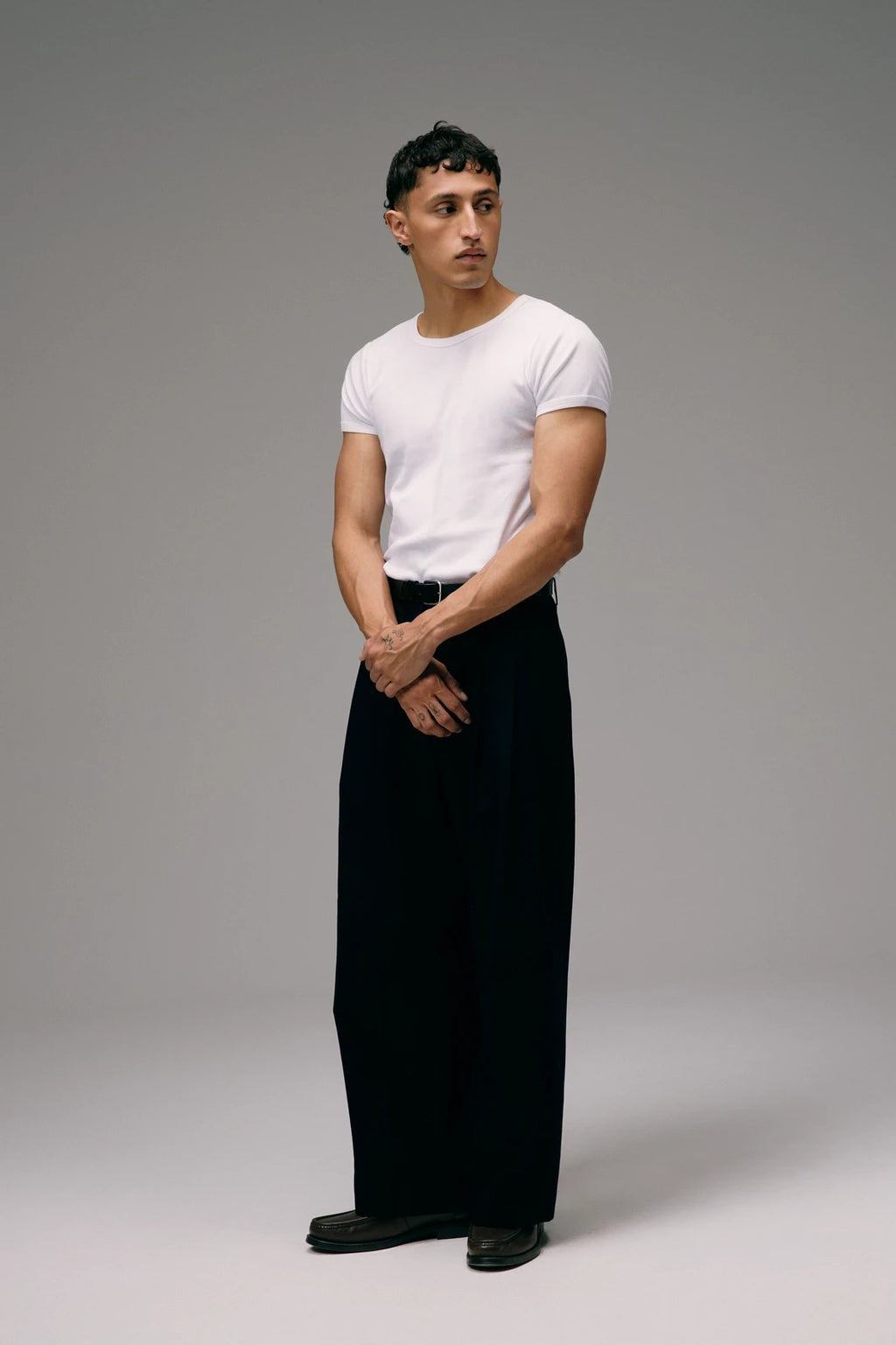 Maillot de Corps Homme Blanc en coton 