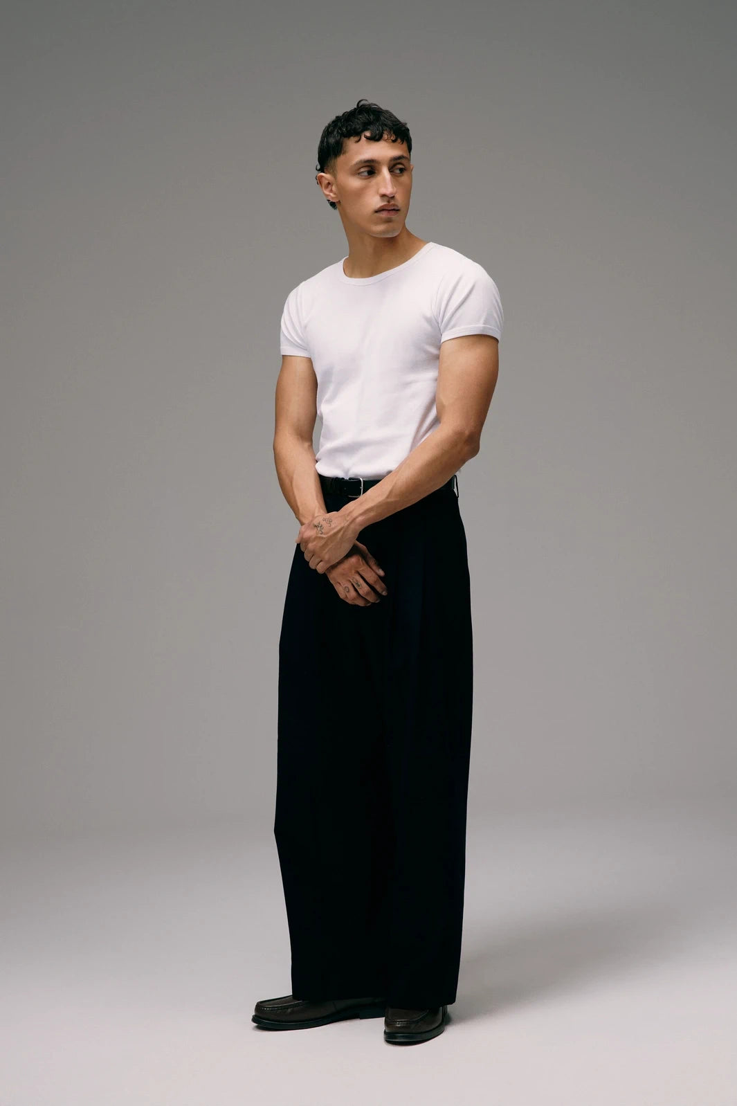 Maillot de Corps Homme Blanc en coton 