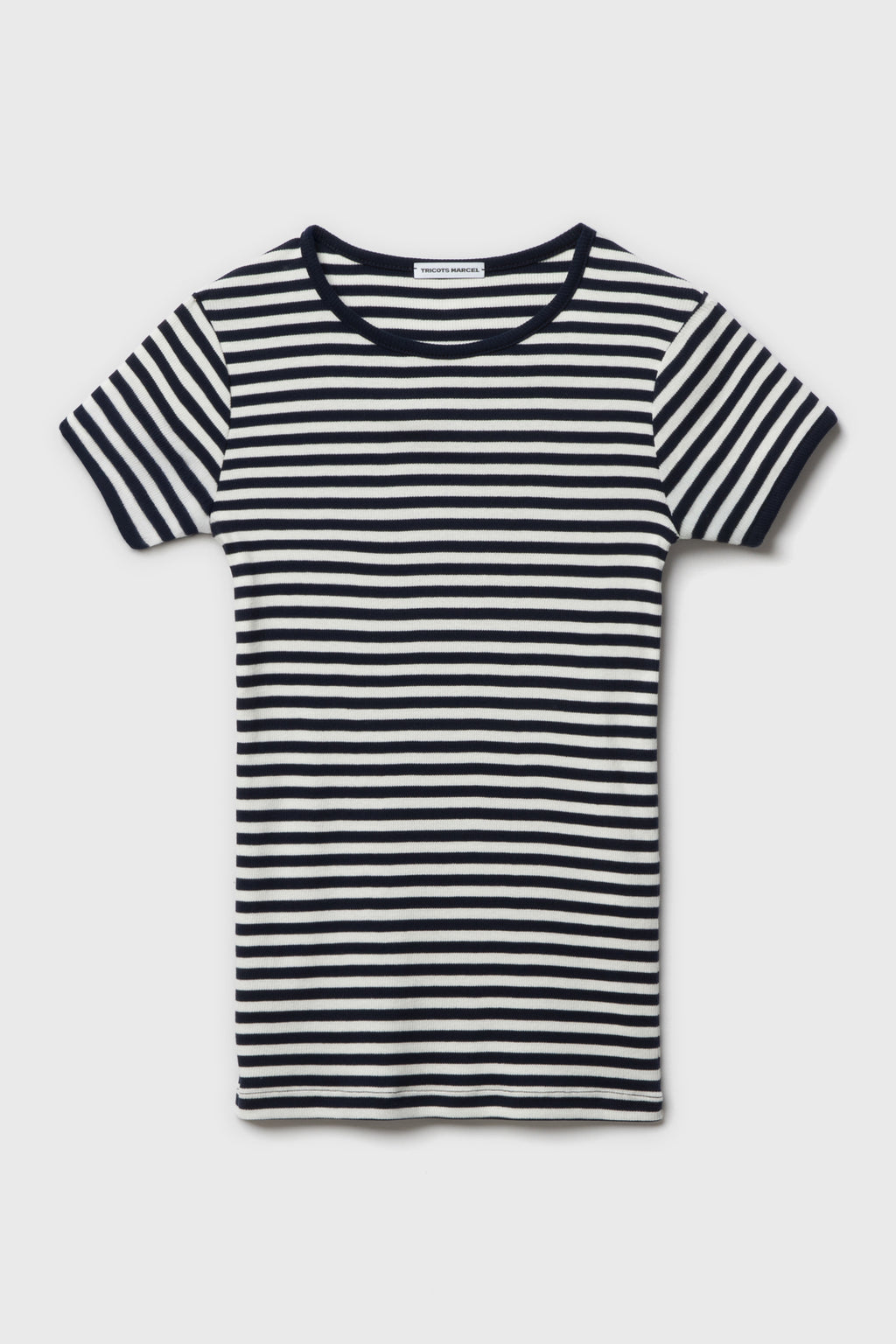 Maillot de Corps Rayé Bleu Marine Ecru en coton bio
