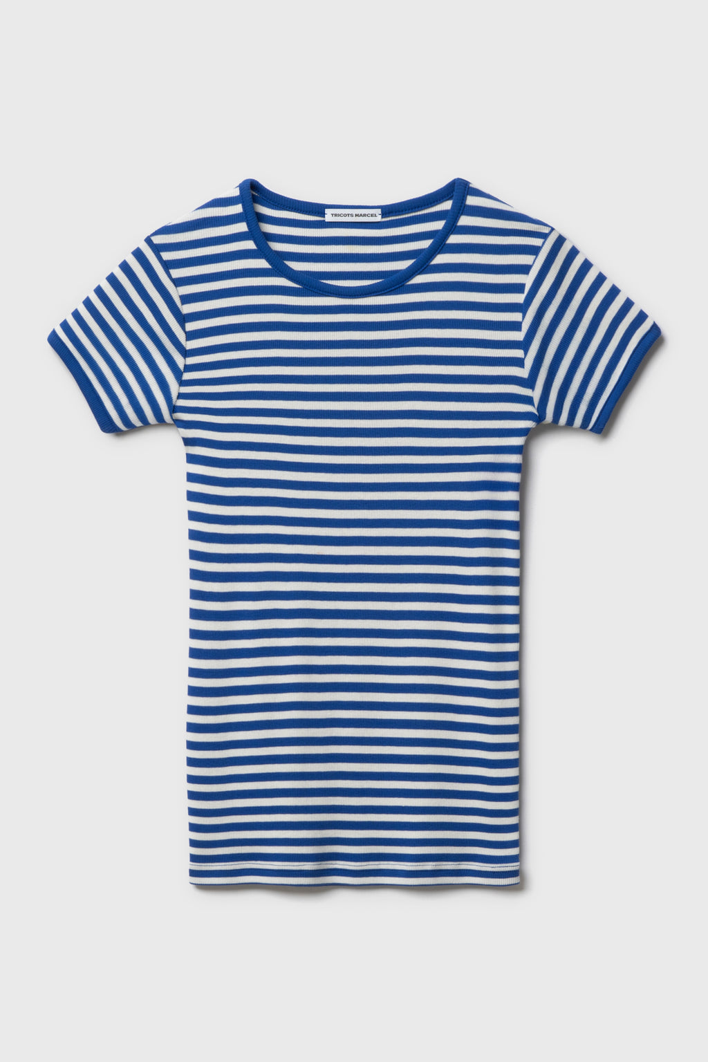 Maillot de Corps Rayé Bleu Ecru en coton Bio