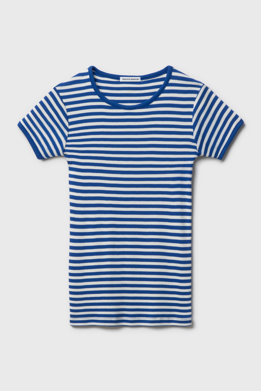 Maillot de Corps Rayé Bleu Ecru en coton Bio