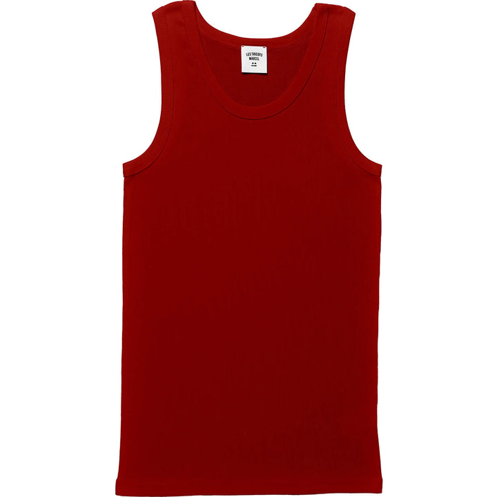Recto Rouge Le Débardeur Homme Marcel Classique Edition - Rouge – Les Tricots Marcel