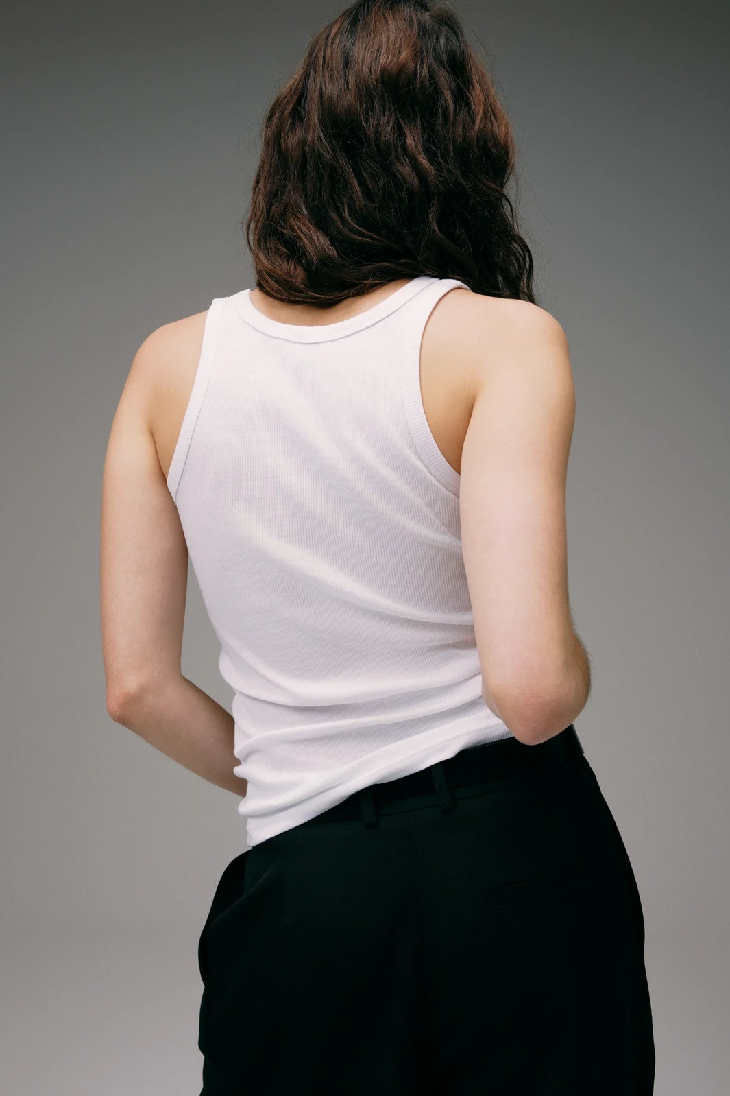 Dos Débardeur Marcel Blanc Femme