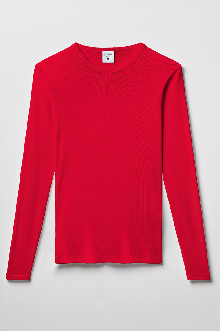 Maillot de corps Rouge manches longues