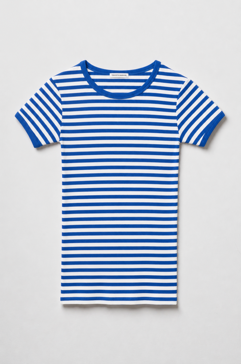 Maillot de Corps Rayé Bleu Ecru en coton Bio