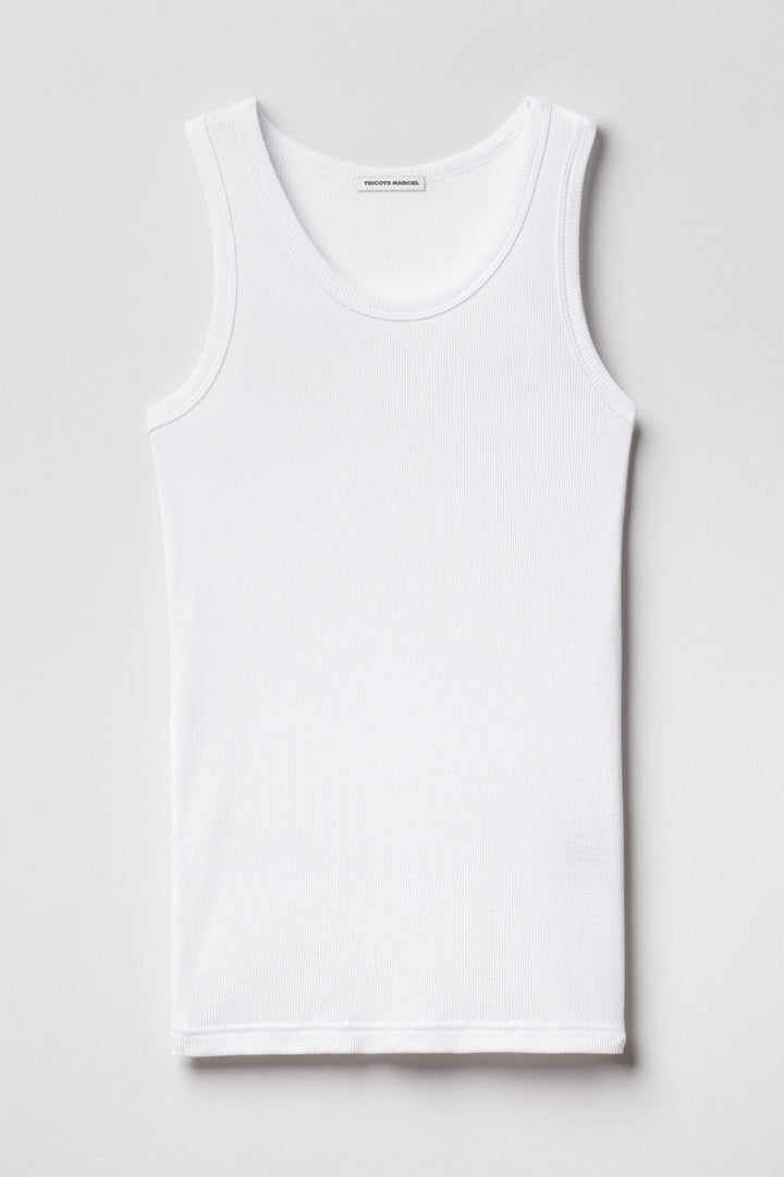 Débardeur Marcel Blanc made in France