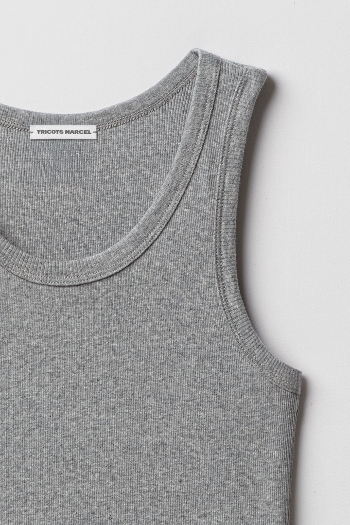 Débardeur Marcel Gris en coton