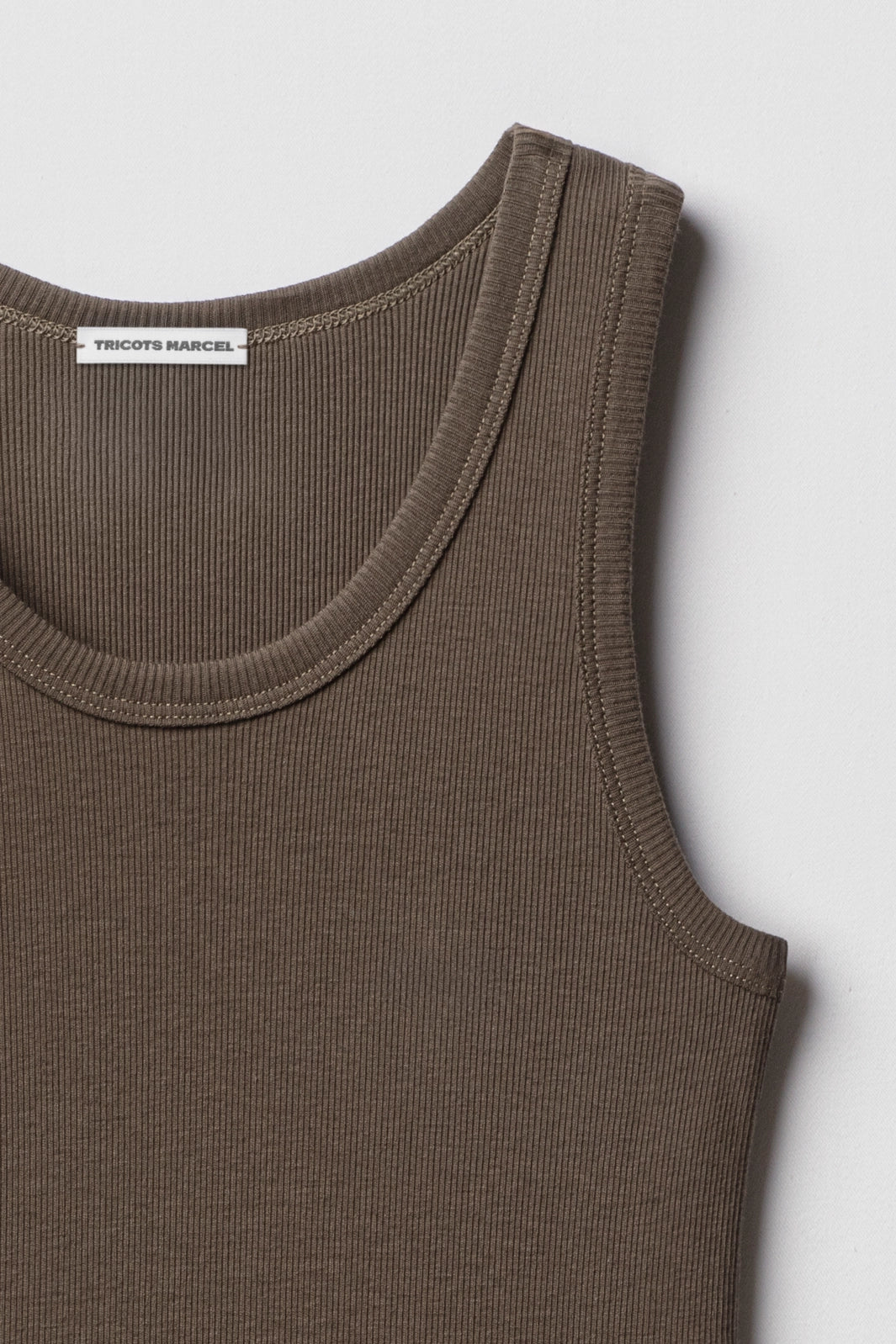 Débardeur Marcel Vert Kaki en coton