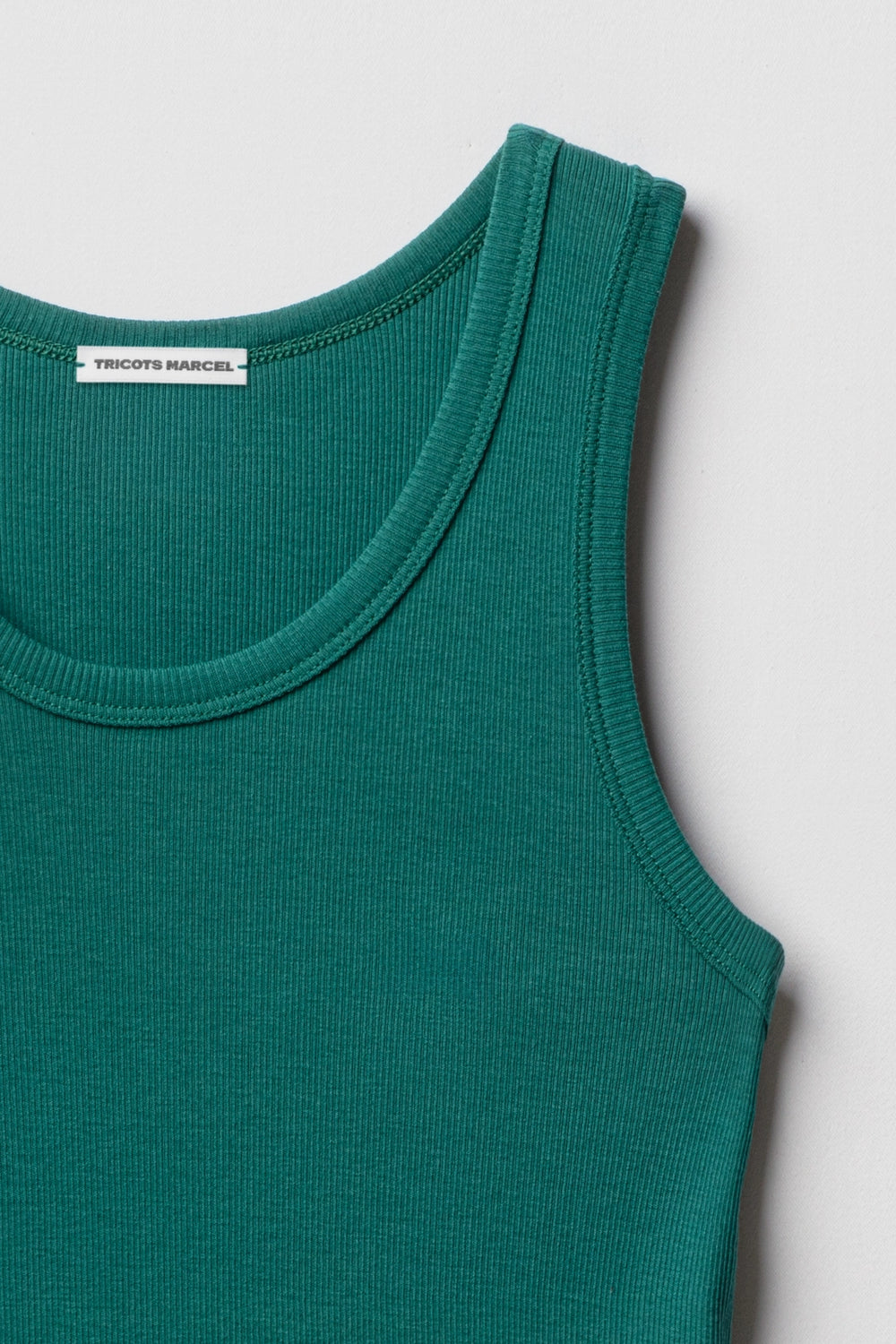 Débardeur Marcel Vert Emeraude en coton