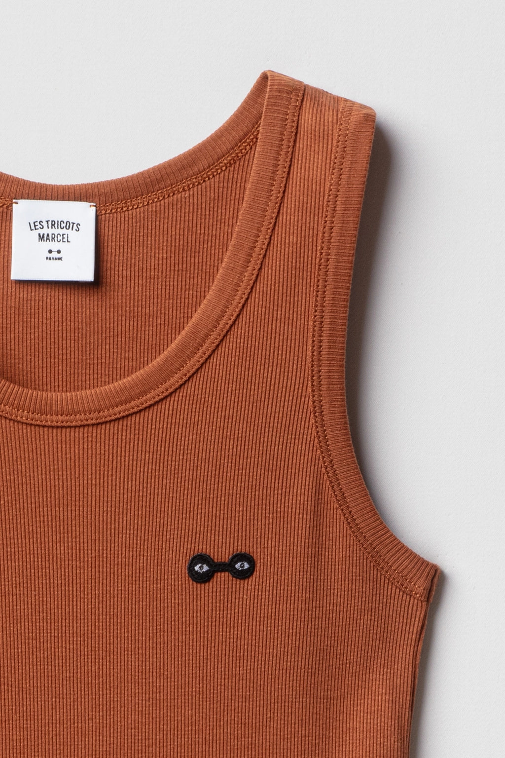 Débardeur Marcel Cognac en coton
