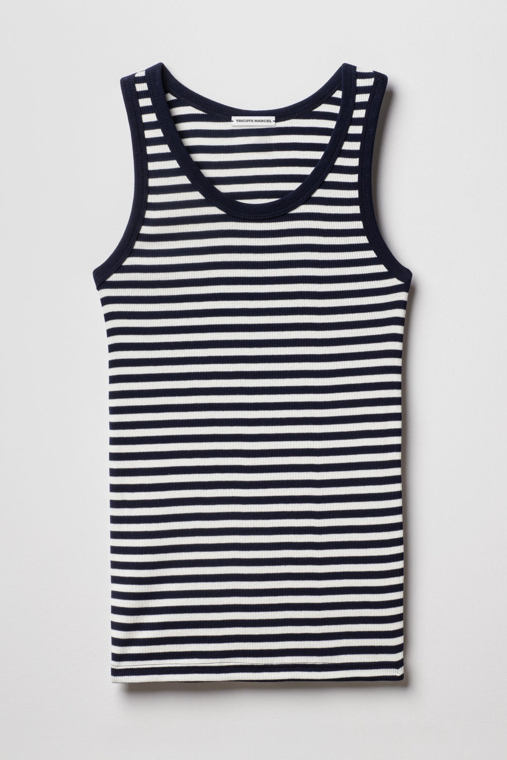 Débardeur Marinière rayé Bleu Marine Ecru made in France