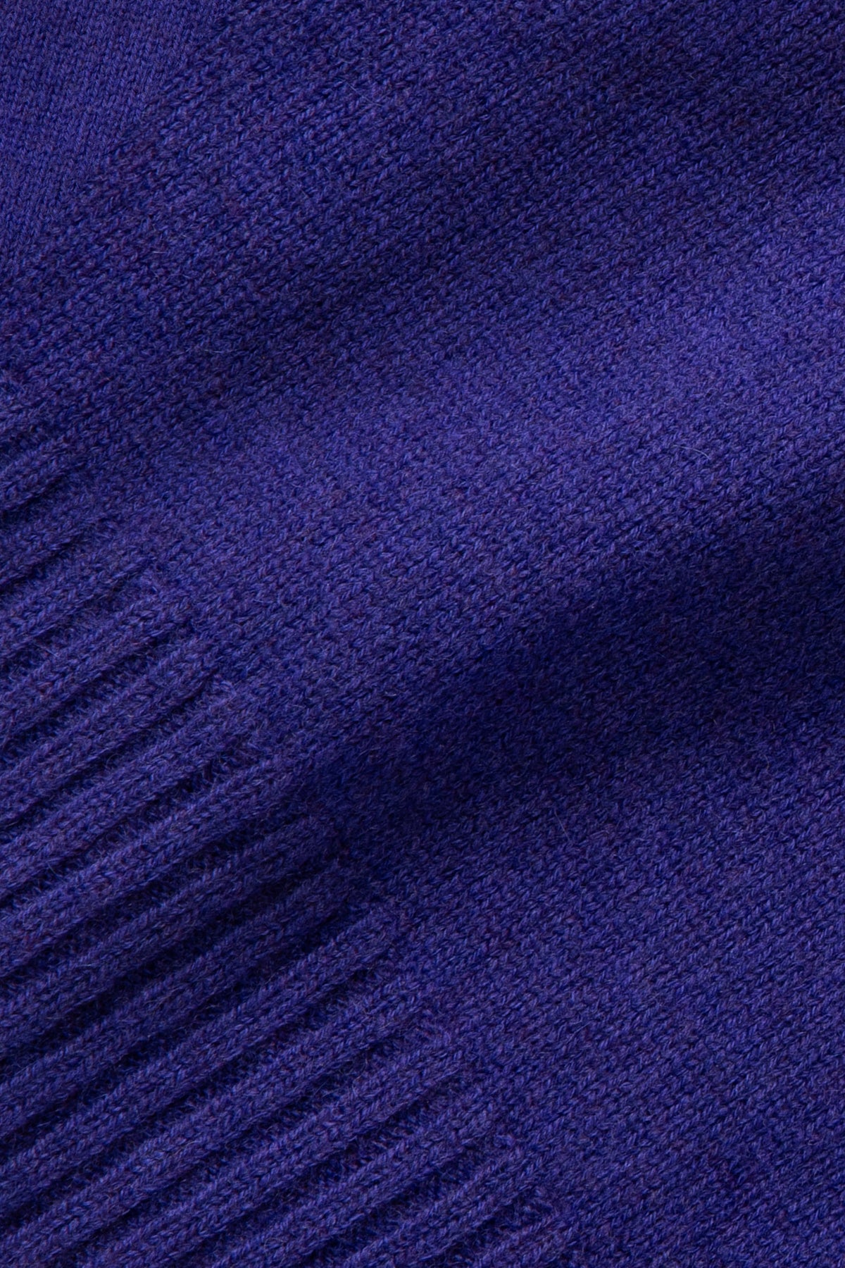 Pull Violet en Laine Mérinos et Cachemire 
