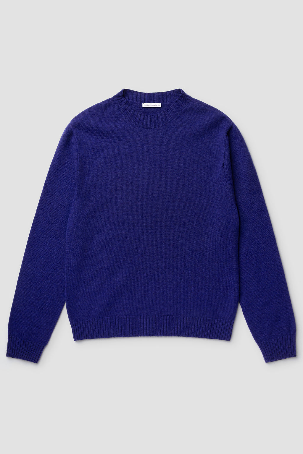 Pull Violet en Laine Mérinos et Cachemire Made in France