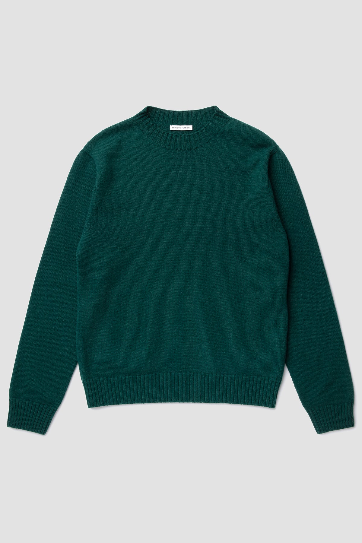 Pull Vert en Laine Mérinos et Cachemire Made in France