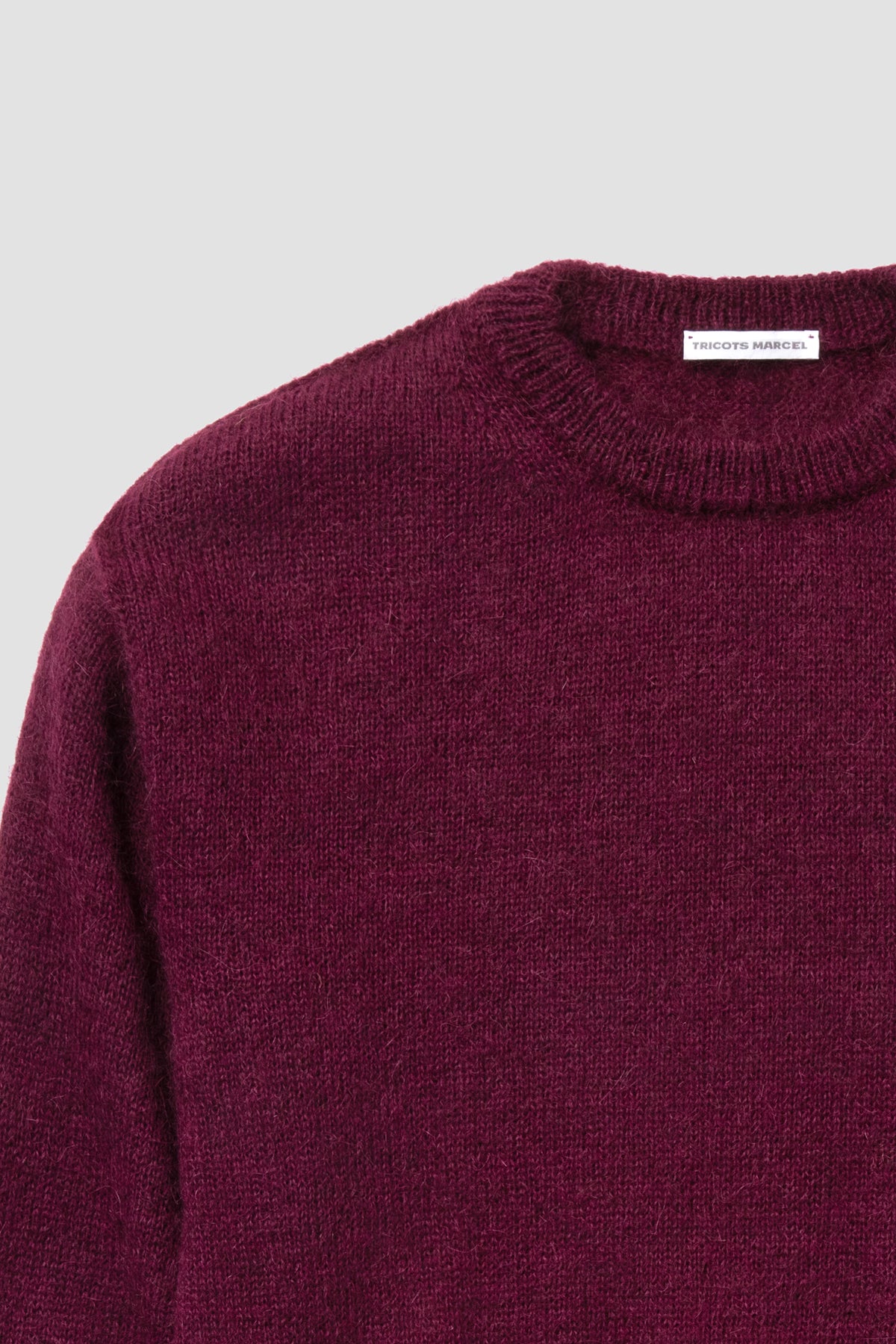 Pull Bordeaux en Mohair Doux et Chaud 