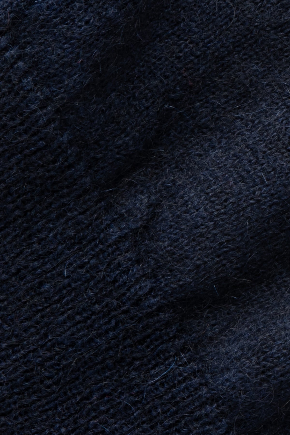 Pull Bleu Marine en Mohair