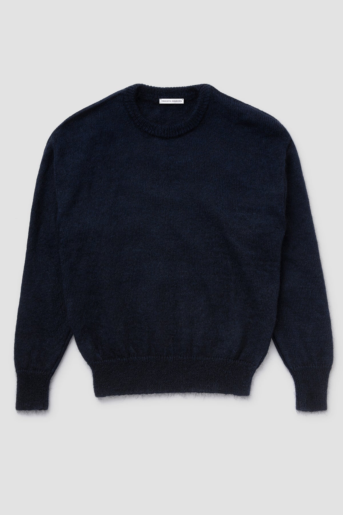 Pull Bleu Marine en Mohair Made in France