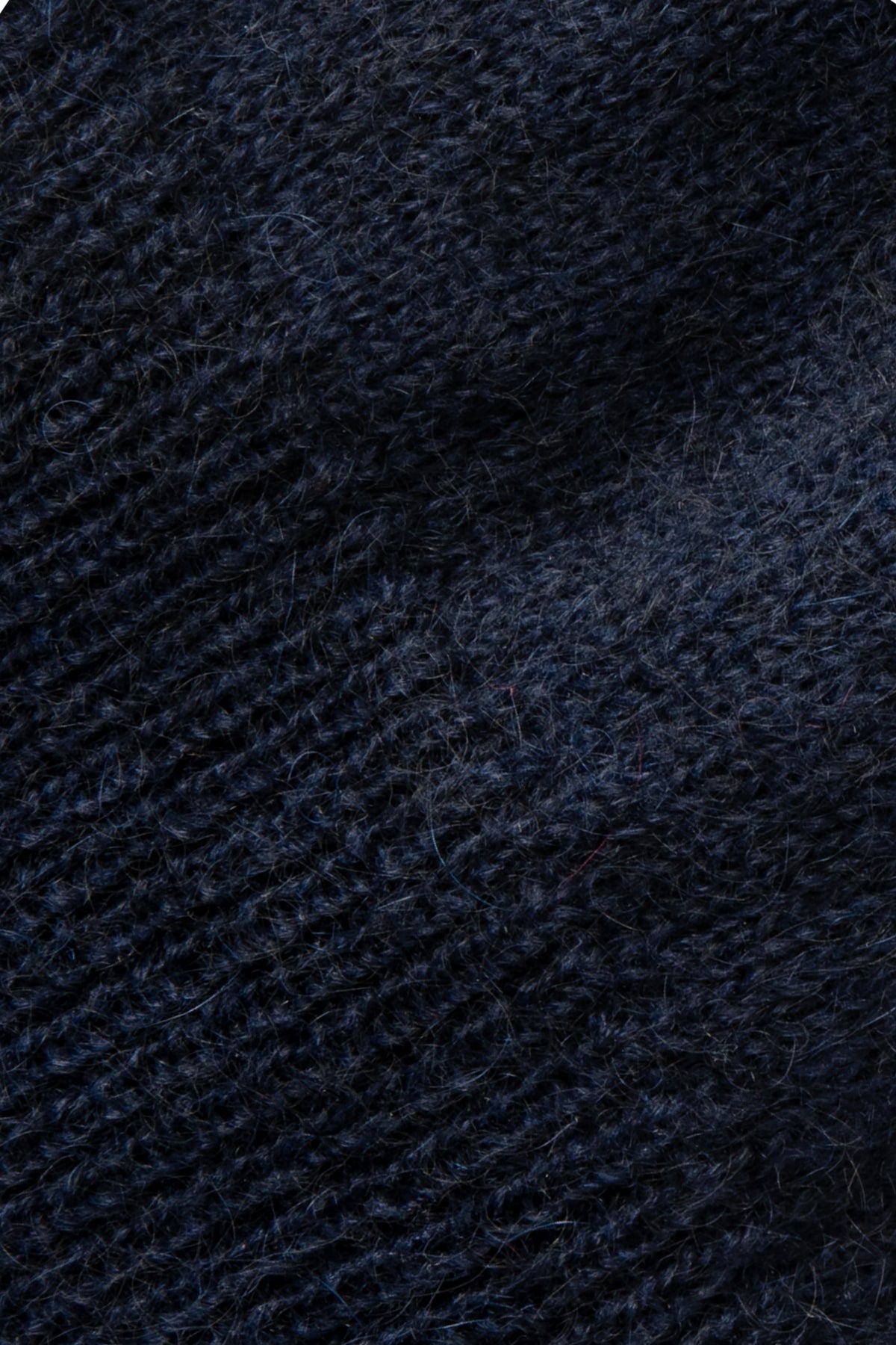 Pull sans manche Bleu Marine en Mohair