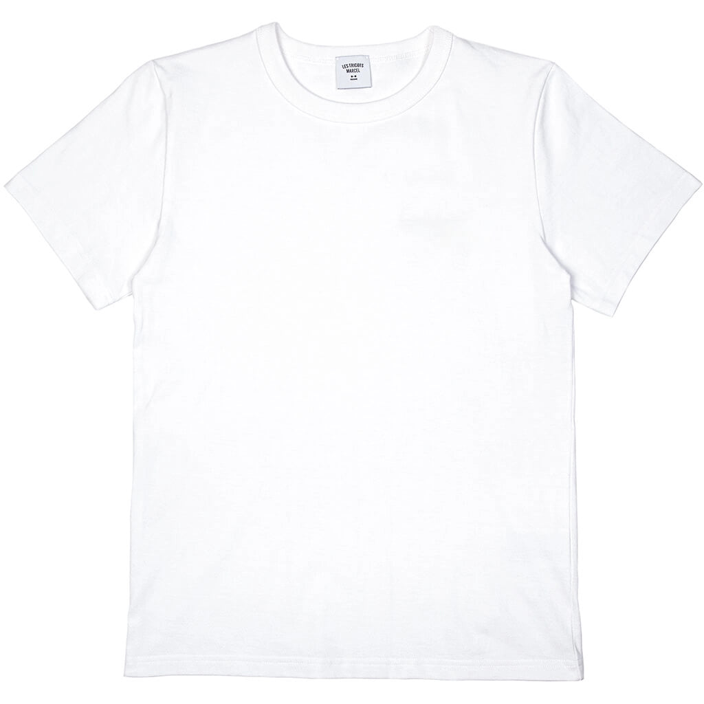 Tee Shirt en coton blanc uni