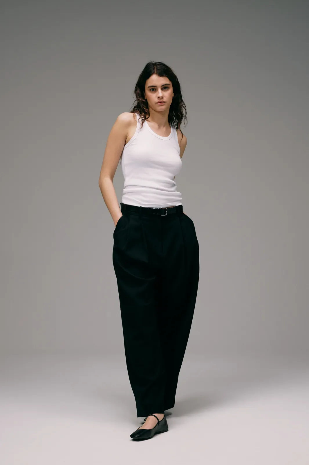 Débardeur Marcel Femme Blanc
