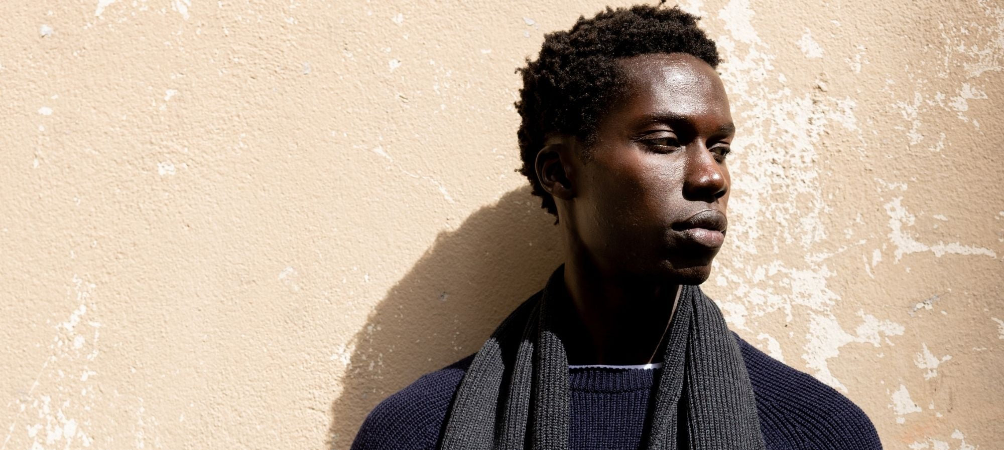 écharpe homme laine merinos