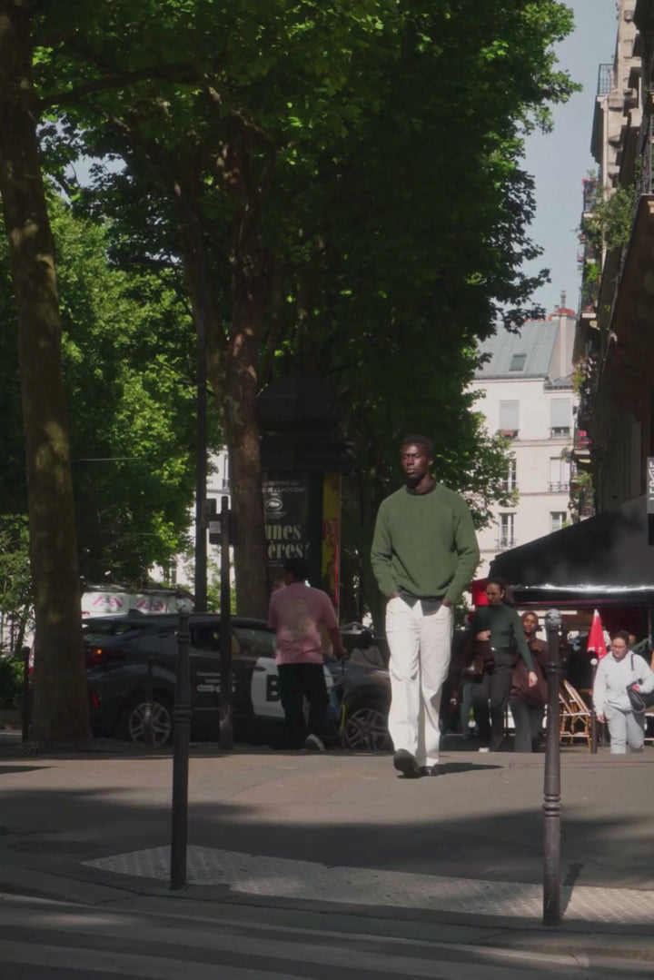 Pull Laine Mérinos - Bleu