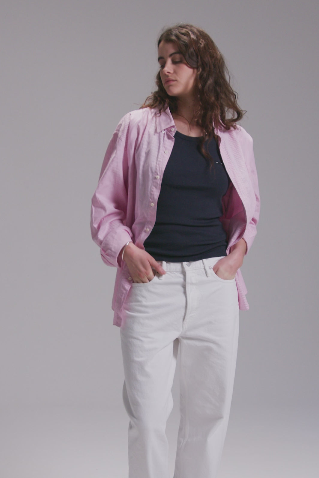 Débardeur Marcel Femme Bleu Marine