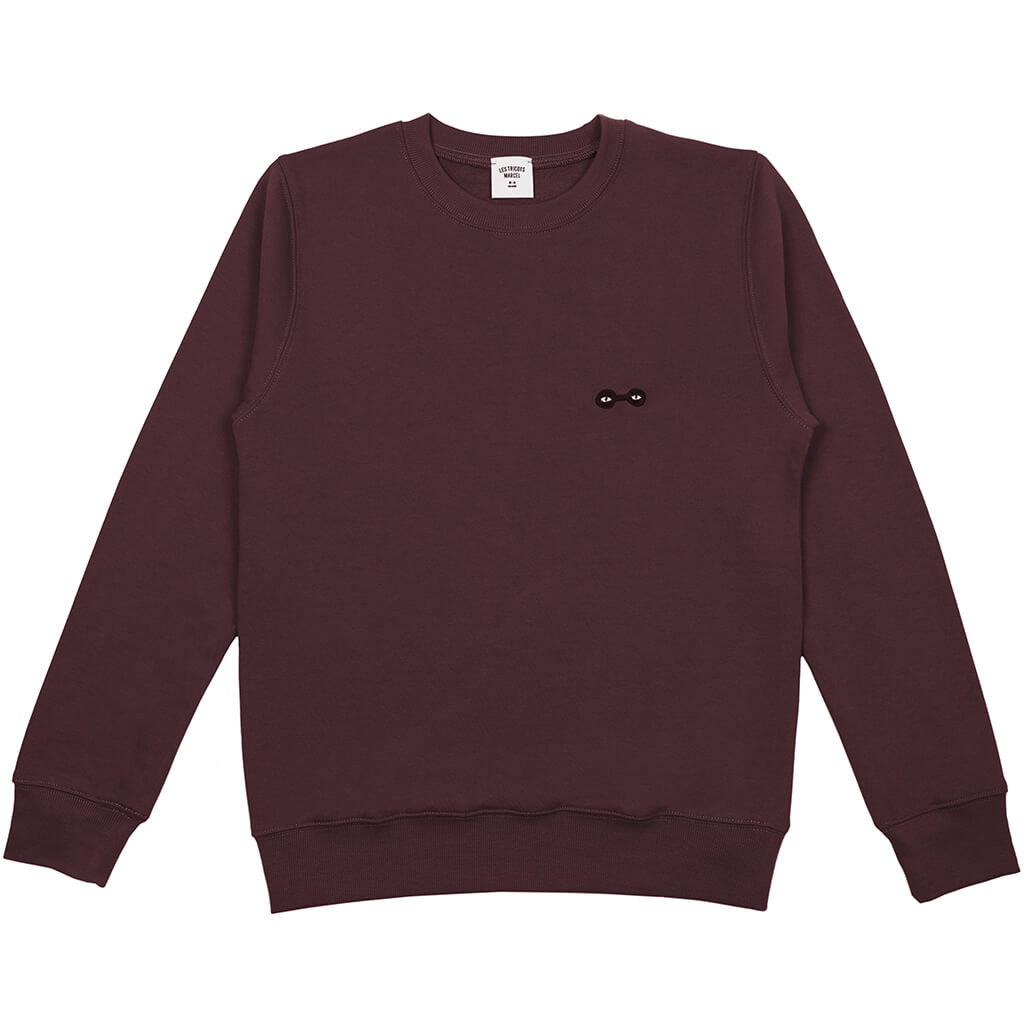 SWEAT_BEBERT_RECTO_BORDEAUX