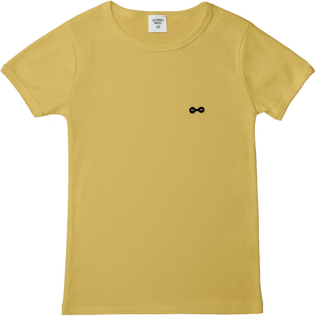 Maillot de Corps Lucien jaune le tee shirt les tricots marcel